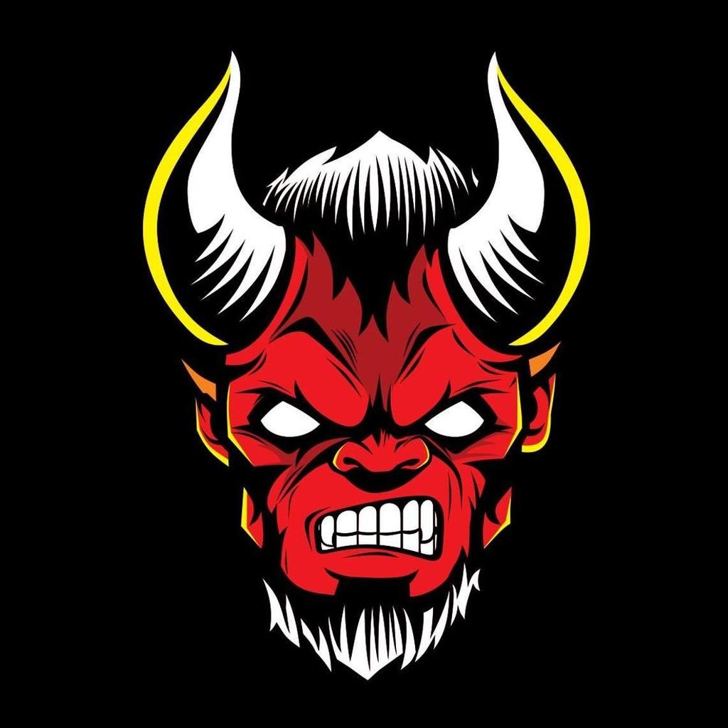 Demon Devil Satan Muay Thai Kick Boxing MMA Shorts Men Women Unisex Casual Sportswear Double Layer Quick Dry Training Sport Gym Fitness Workout