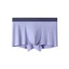 Seamless Men's Mid-Waist Modal Underwear with Breathable Antibacterial Crotch, Solid Color, Large Size