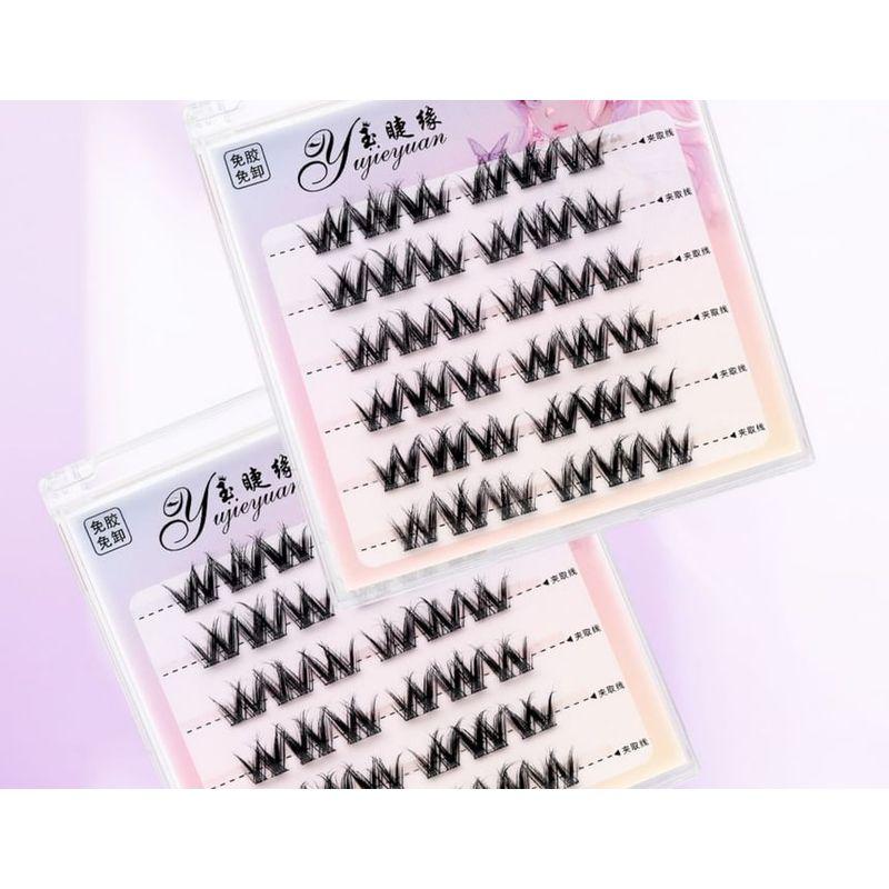 Mogugu - Klebefreies Wispy Multipack Falsche Wimpern Cluster