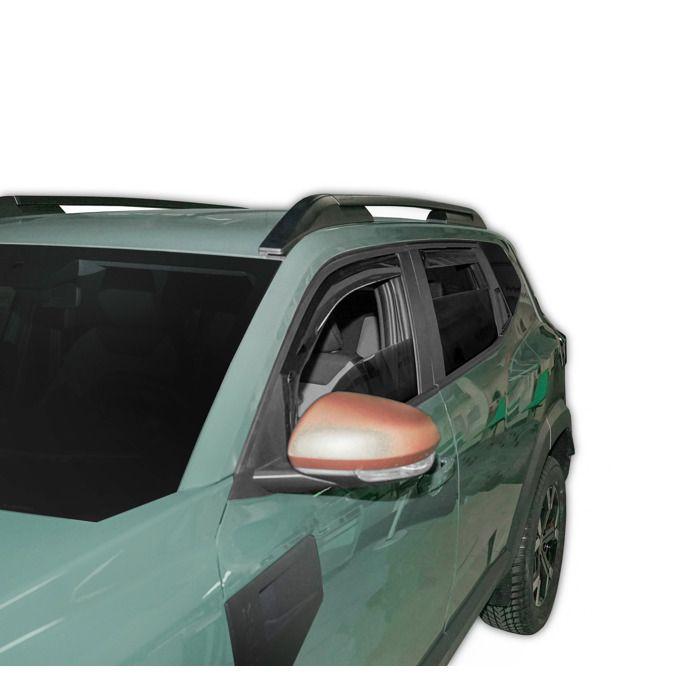 Déflecteurs d'air - Dacia Duster 3 (depuis 2024) - Aérodynamiques - Montage facile sans perçage - Acrylique anti-UV