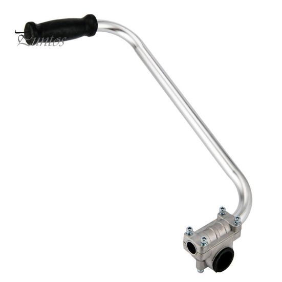 

1/2 шт. ручка для поедания сорняков с кронштейном-зажимом Эргономичная ручка триммера Нескользящая универсальная простая в установке ручка триммера для струны ручка триммера для газона 1pc