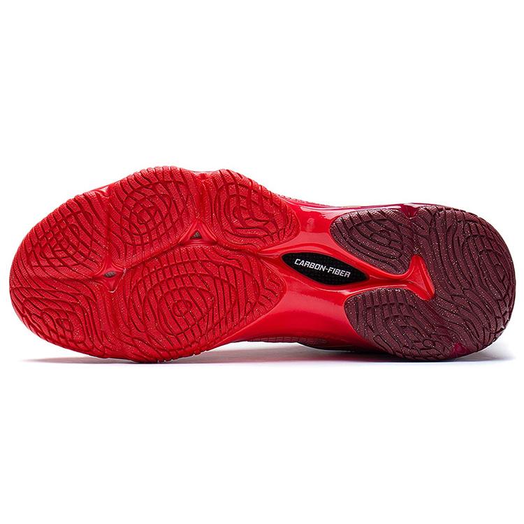 New LiNing Chameleon 6.0 Cushioning Anti Slip Wear Resistant Breathable Support Rebound Low Top Badminton Shoes Unisex Red AYAS014-2