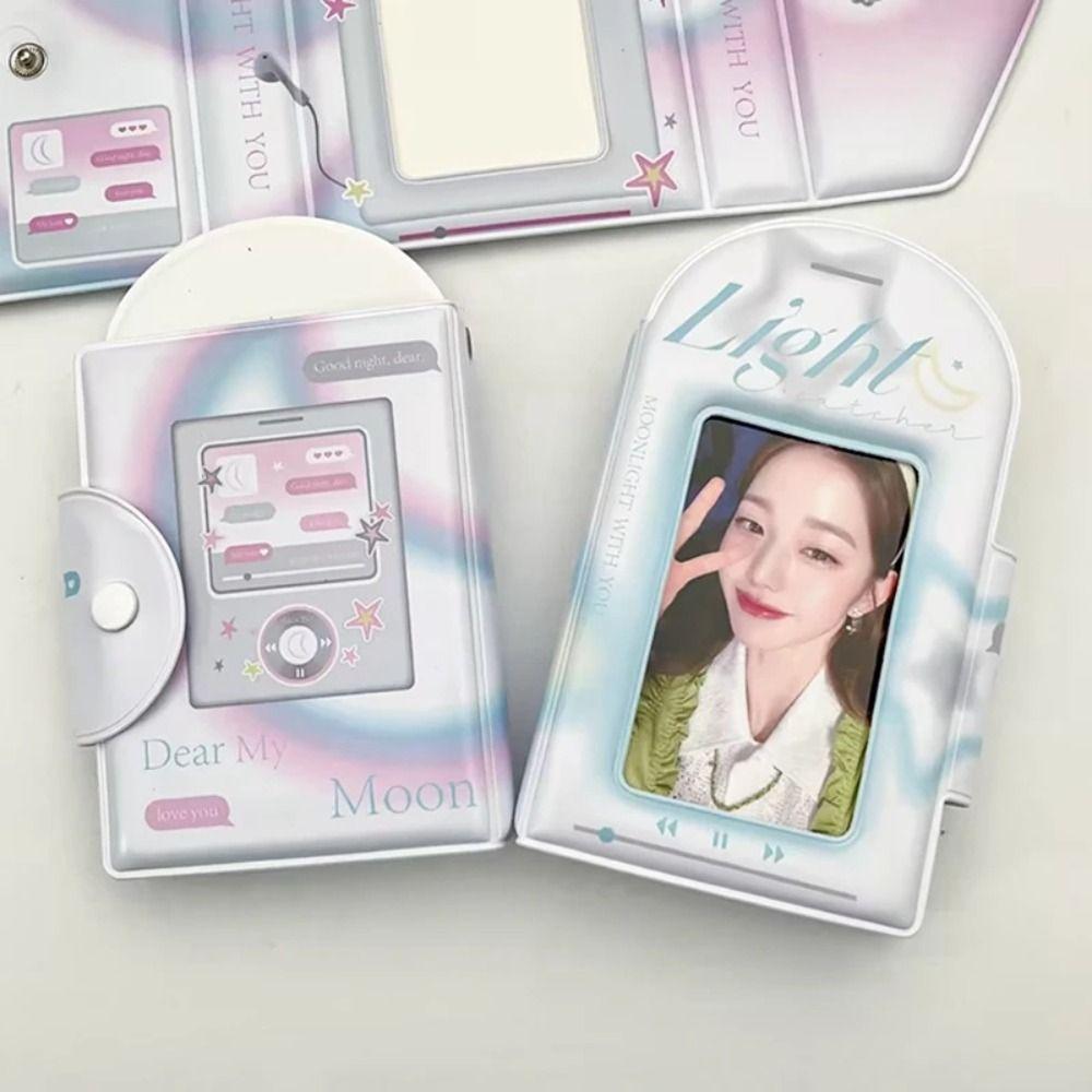 

Ins Idol Cards Collect Book ПВХ Открытки Держатель альбома Новый фотоальбом