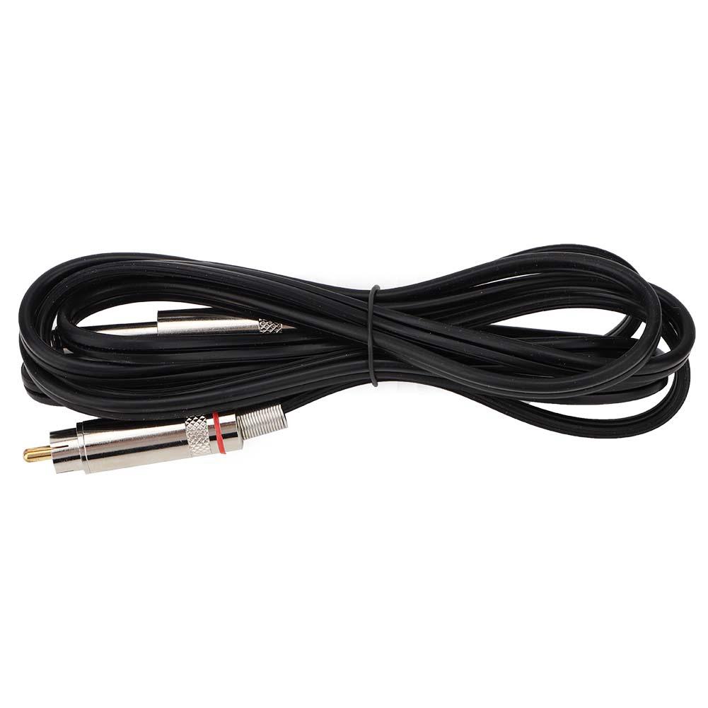 

1.8m Soft Silicone Tattoo Connector Clip Cords for Tattoo NaMachines (Black)