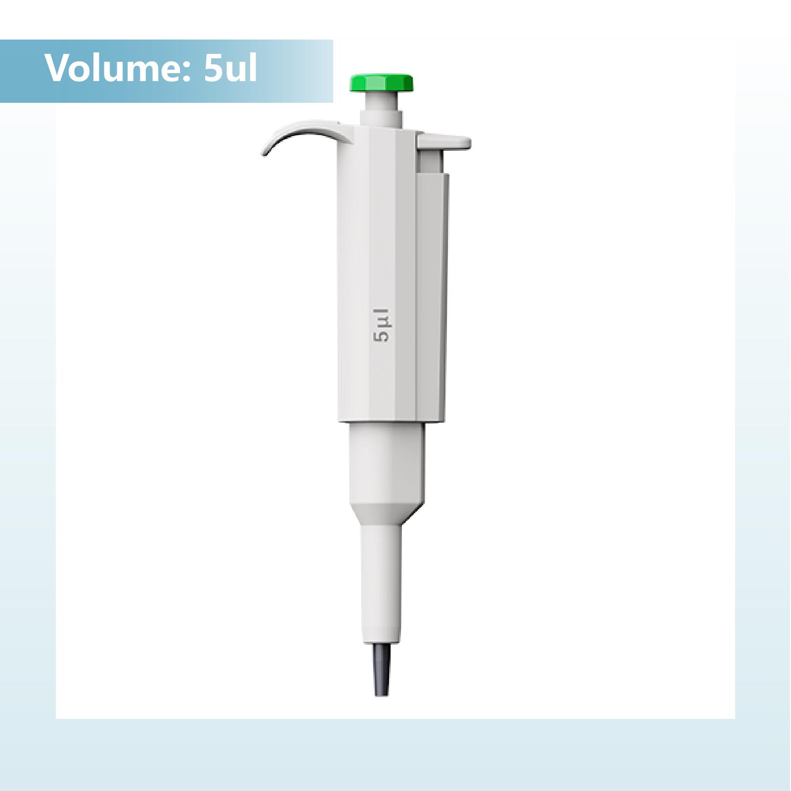 Laboratory Mini Micropipette Adjustable Pipette Gun 5ul 10ul 50ul 100ul 200ul 300ul Single Channel Manual Precision 5ul