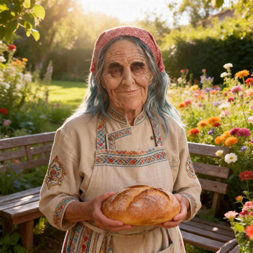 Squinting Grandma Latex Mask