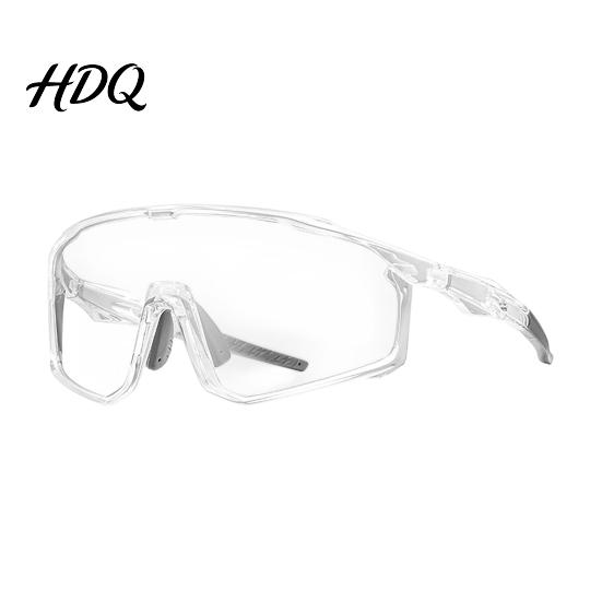Lightweight Cycling Goggles Photochromic Polarized Glasses UV Protection Windproof Sports Sunglasses Glares