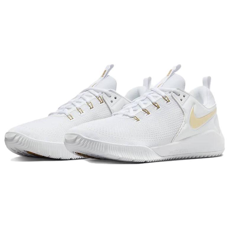 New Nike AIR ZOOM HYPERACE 2 Abrasion Resistant Breathable Low Top Training Shoes Unisex White Gold DM8199-170