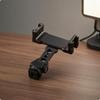 Smartphone Clamp Mount Threaded Base Adjustable Phone Rubber Padded Live Broadcasting
