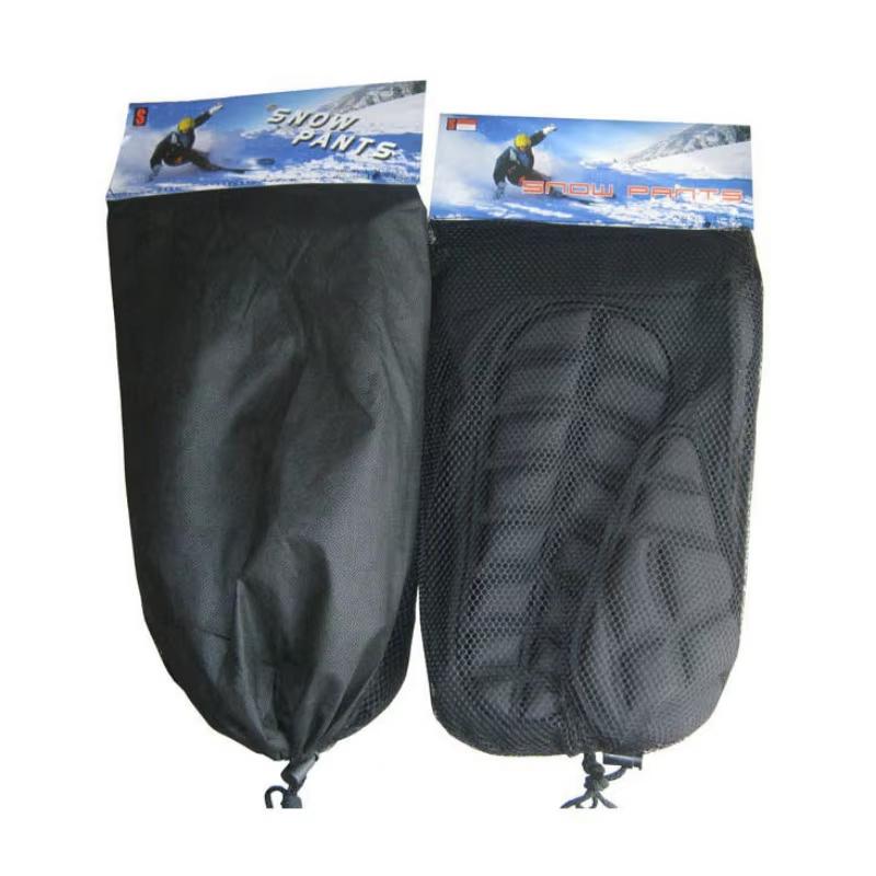Black Sports Skiing Skating Snowboarding Shorts Hip Protective Bottom Padded for Ski & Roller Skate & Snowboard Hip Protection