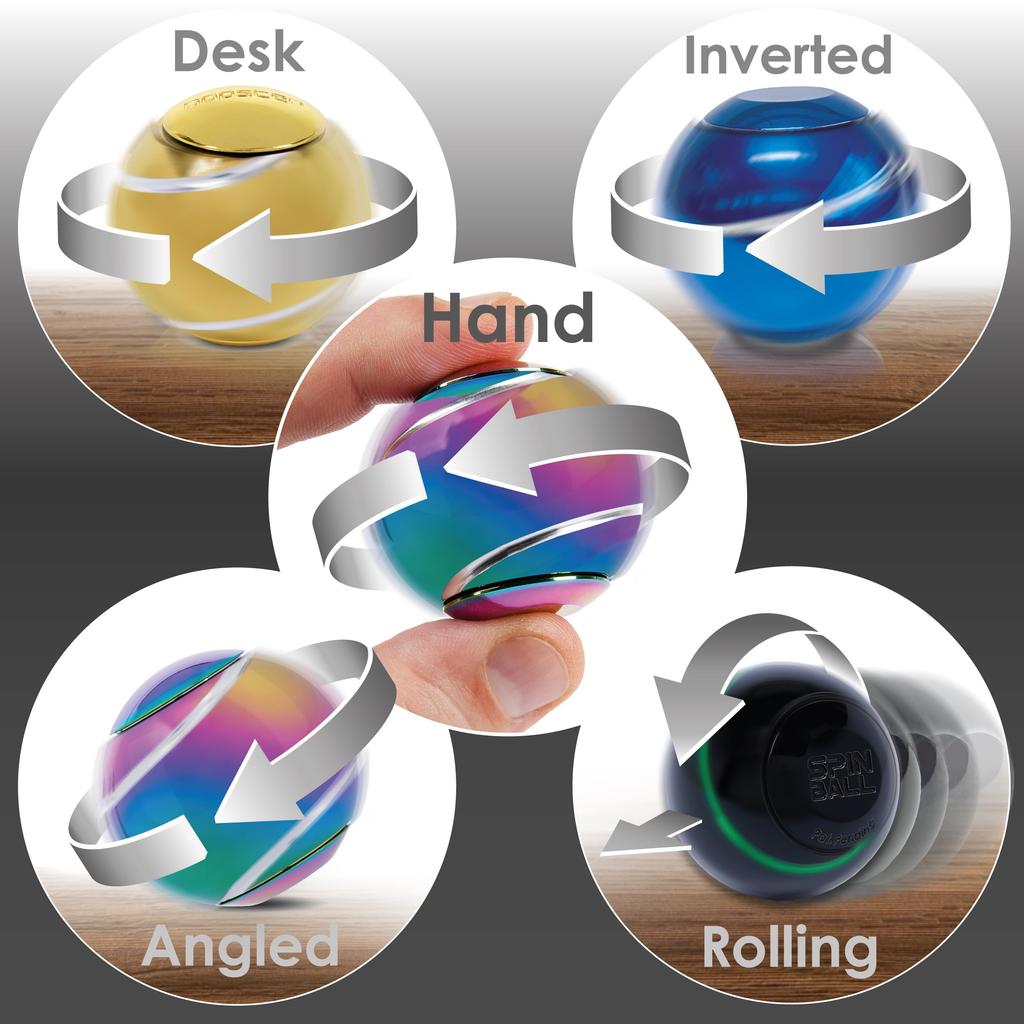 Ishikawa Toys Hand Spinner SPIN BALL SPINNER Neon Green