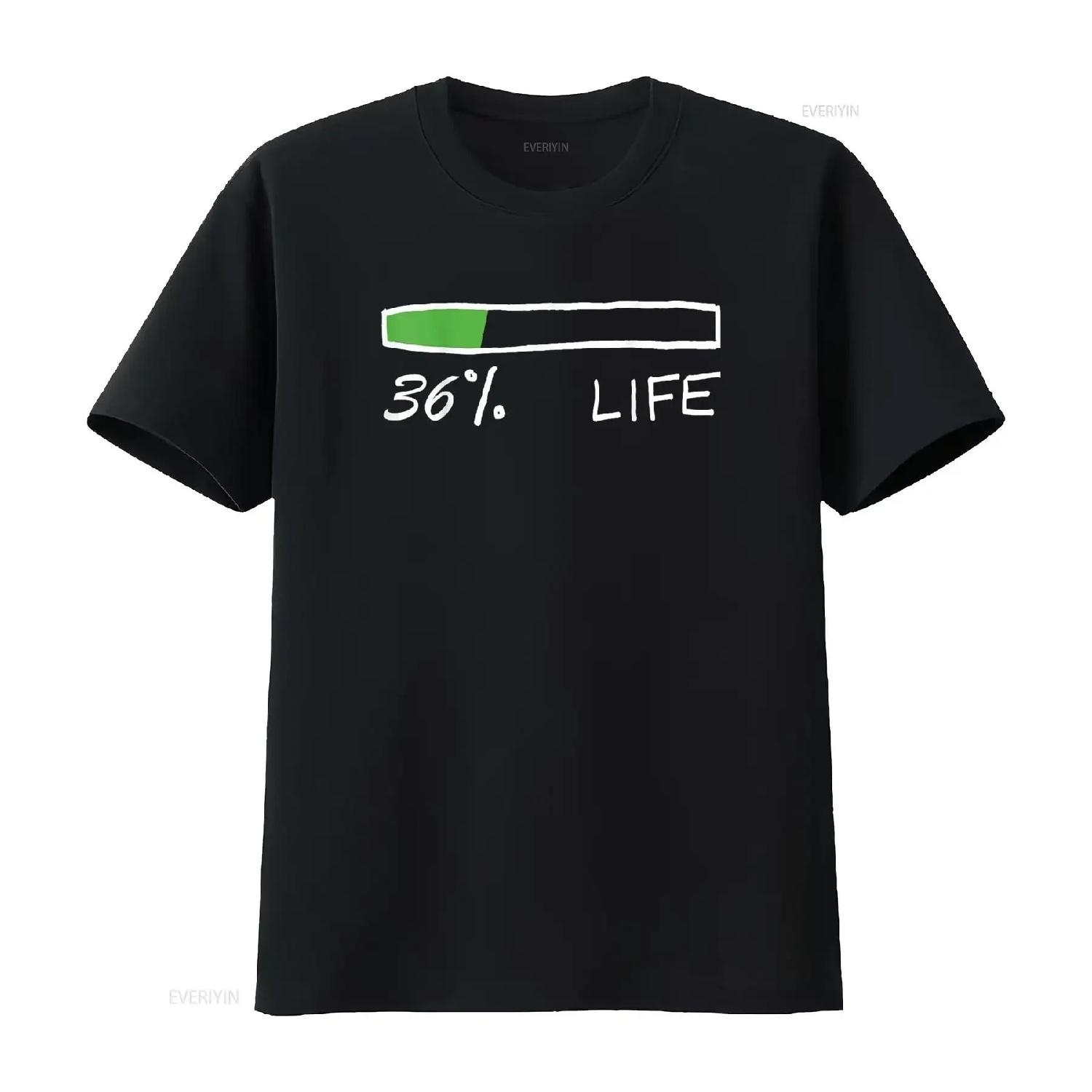 

NAS DAILY 36 LIFE T Shirt vintage Washed Comfortable Versatile Unisex Top For Everyday Wear designer clothes streetwear Soft S чёрный