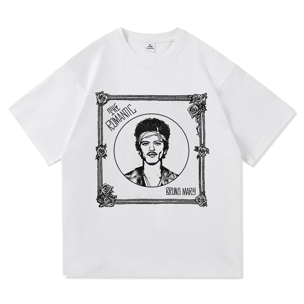 Bruno Mars Das RoUnisextic T-Shirt 2026 Neues Album Retro UnisexDamenbekleidung Harajuku Hochwertige Oberteile Baumwoll-T-Shirts Vintage