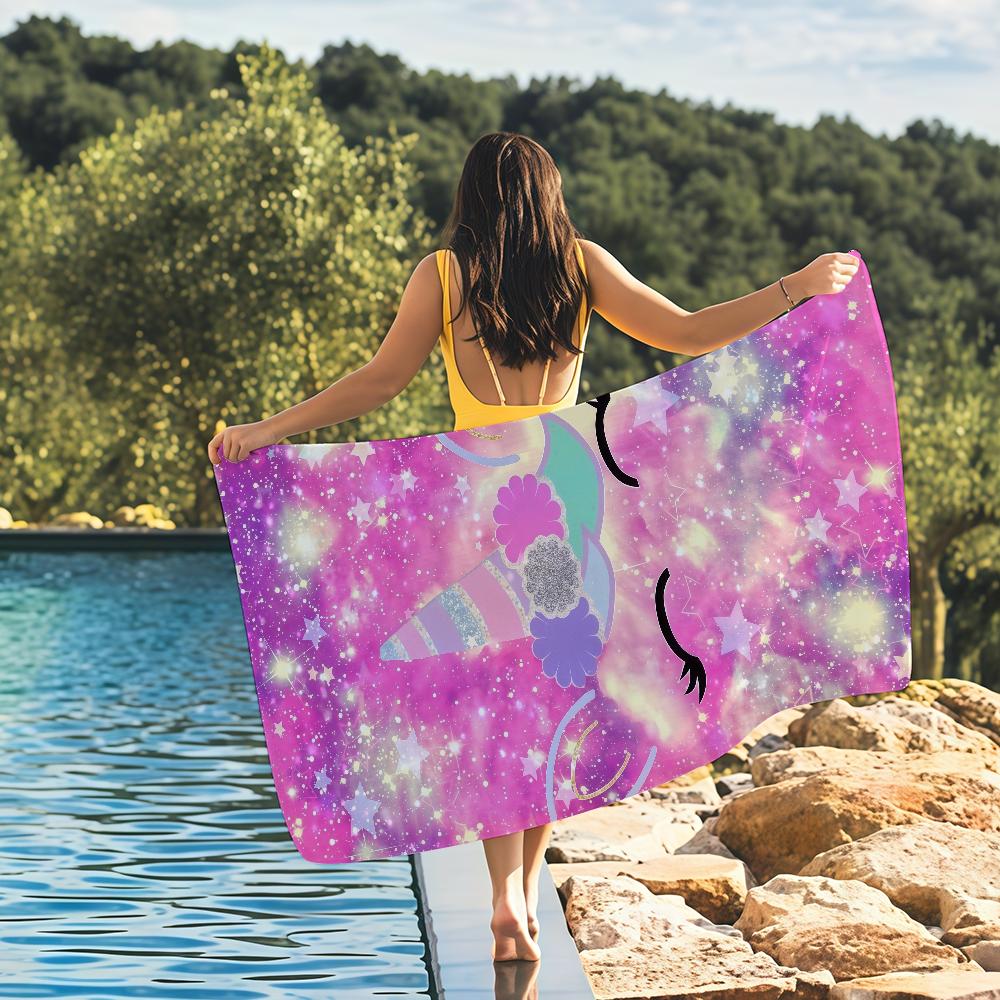R-Rainbow F-Friends Towel Quick Drying Beach Towels Are Suitable For Swimming Pools Camping Yoga And The Gym