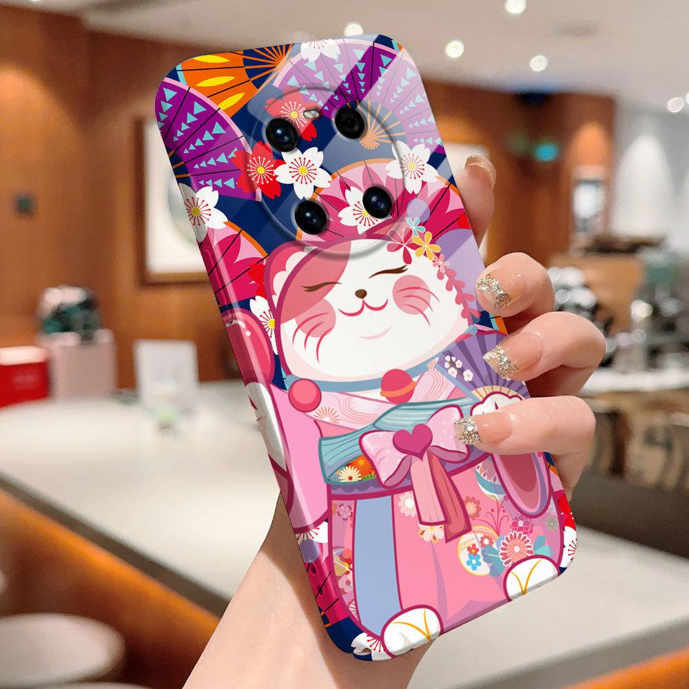 All-inclusive Film Phone Case Cartoon Fashion Design Hard Shell Full Cover Camera Protection Case for iPhone Huawei Honor Vivo Google