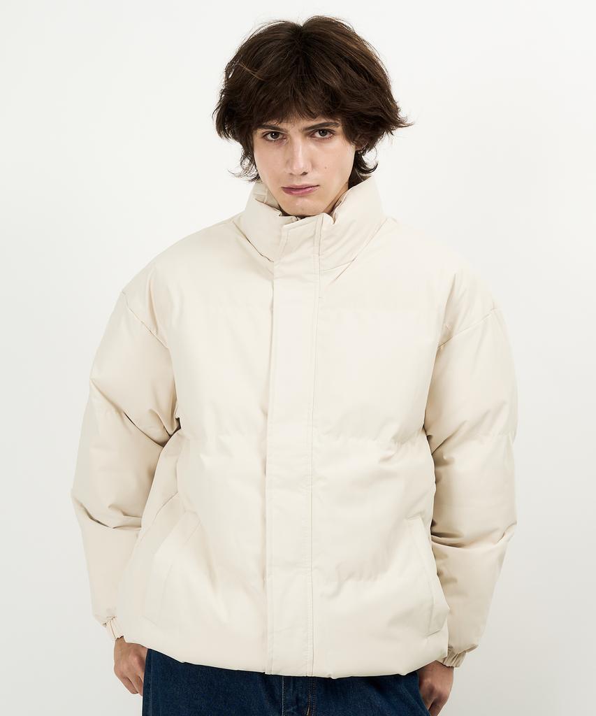 DWSE Essentials Puffer Short Padded Jacket (Ivory)