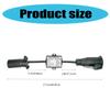 7 Pin To 13 Pin Adapter Converter Weather Resistant for Safe Trailer & Vehicle Connection Ensuring Stable Light Signals