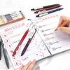 5pcs Vintage Ink Pens Set Quick-dry Writing Multi Color 0.5mm Ballpoint Pen for Diary Drawing Marker Liner Art DIY School A6655