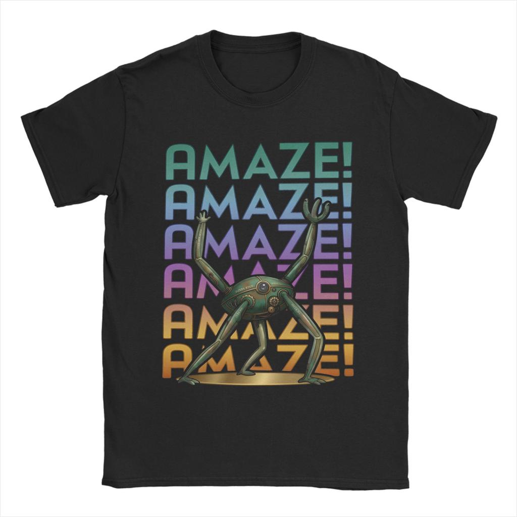 Amaze Robot Project Hail Mary Sci Fi Space Tshirt Unisex Unisex Cotton Tees Round Collar Short Sleeve T Shirts Plus Size Clothing
