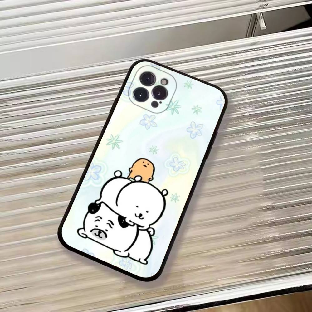 Funny Cartoon J-Joke B-Bear Phone Case For iPhone 17, 16,15,14,13,12,11 Plus,Pro Max, Others Soft Black Cover