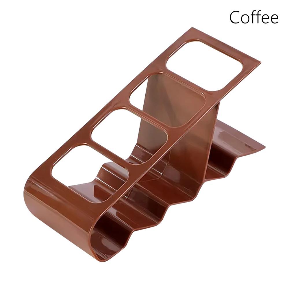 

1Pcs 4-Grids Remote Control Storage Rack Multifunctional Plastic Storage Holder Black Coffee Table Storage Rack кавовий