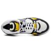 Fila Teratach Synthetic Leather Comfortable Versatile Daily High-Top Retro Basketball Shoes Women Sneaker White Black Yellow F12W111211FBB