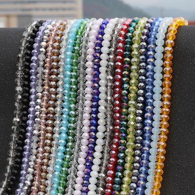 2mm Flat Crystal Wheel Beads for DIY Jewelry & Accessories