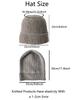 100%Merino Wool Beanies For Women&Men Winter Warm Soft Solid Knitted Thick Skullies Cap Flipped Heap Pullover Cap Ski Bonnet