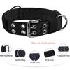 Adjustable Pet Tactical Dog Collar Durable Double Buckle German Shepherd Training Leash and Collar Large Medium Dogs Accessories