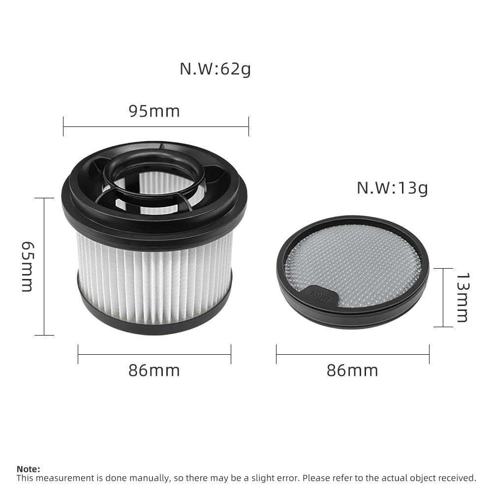 Compatible For Dreame T10/T20/T20 Pro/T30/T30 Neo/R10/R10 Pro/R20, Xiaomi G9/G10 Spare Parts Pre Front HEPA Filters Accessories