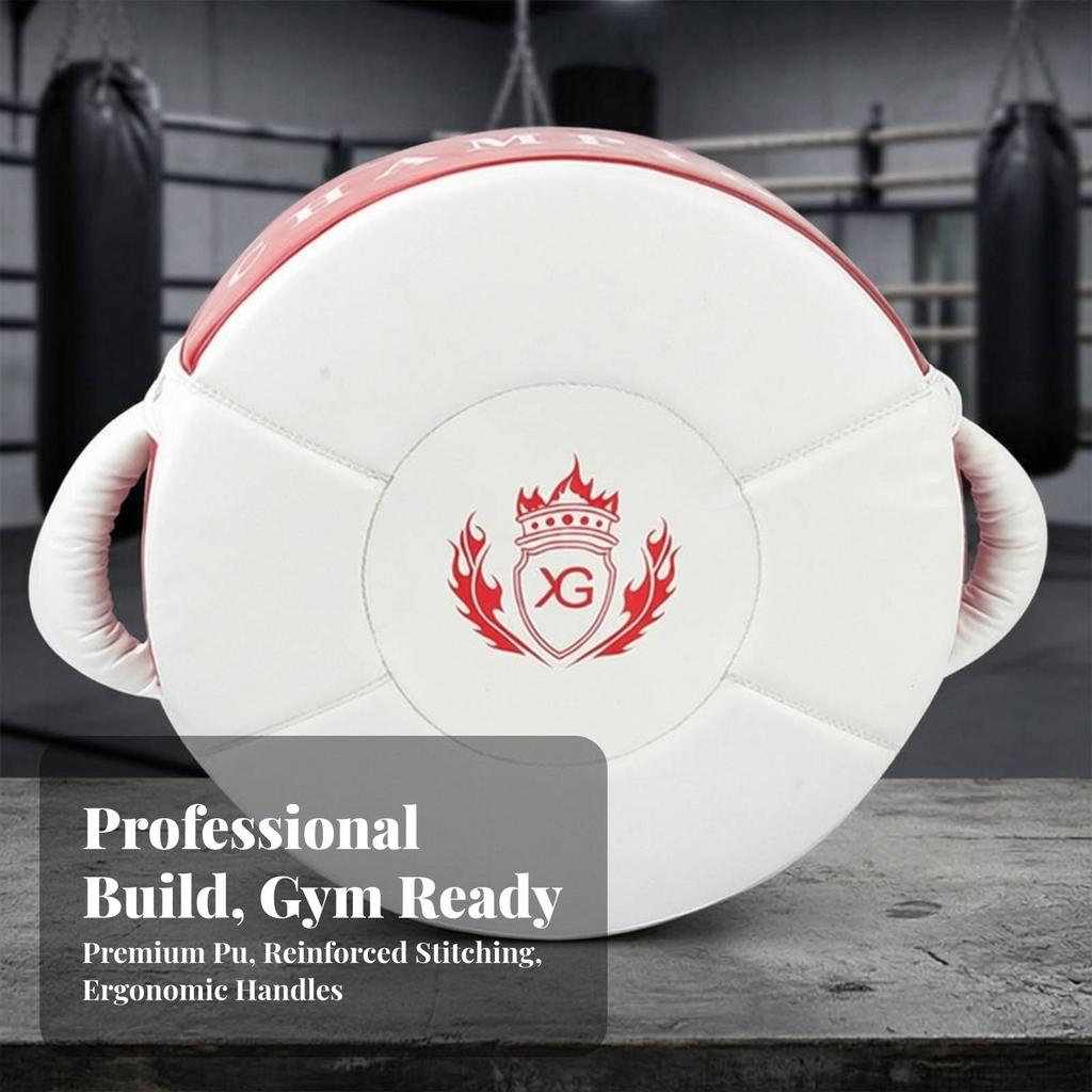 Boxing Training Guard Impact-Ready Round Striking Strike Pad Padded Punch