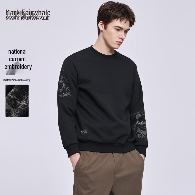 Mark Fairwhale Men s Heavyweight Embroidered Crewneck Sweatshirt 3XL