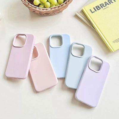Funda de Lujo a Prueba de Golpes para iPhone 16 Pro Max Fundas de Silicona Líquida para Apple iPhone 16 15 14 13 12 Pro funda Bumper Cubierta Suave Accesorios para Teléfono