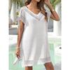 Pareo-Strandüberzug für Damen, Sommerkleid, Saidas De Praia, Badebekleidung, Tunika, Outlets, Schwarz, Luxus-Badeausgänge, Damen-Abdeckungen