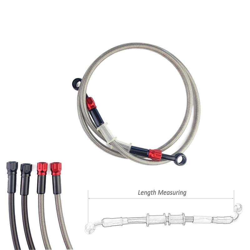 motorcycle brake hose AN3 Braided Hydraulic Clutch Tube Master Cylinder brake line for xr250r honda cr xr650r kx 250 450 crf