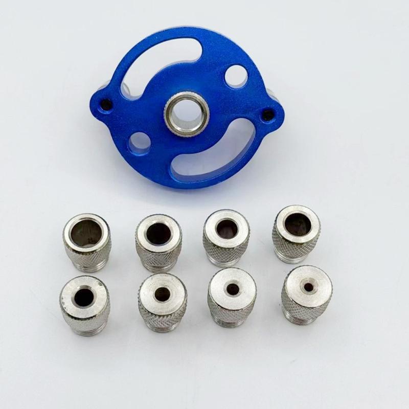 Strong Aluminum Alloy Drill Guide Accurate 90 Degree Positioning For Carpentry Projects And Crafting Applications