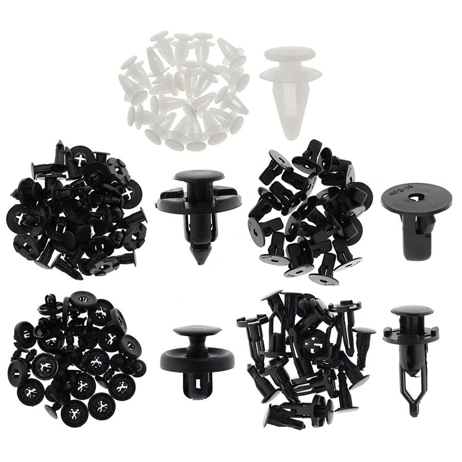 100 Pcs Panel Bumper Fender Push Rivets Fastener Clips Plastic For Toyota Lexus