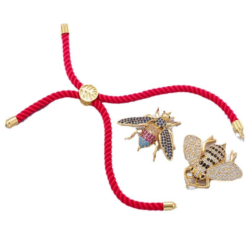 Farbe Geflochtener Lebensbaum Mailänder Faden Handseil DIY Verstellbares Ausziehbares Armband Armband Arbeit in Arbeit Accessoires Vl342