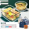 UOSO Microwave-Safe Glass Lunch Box