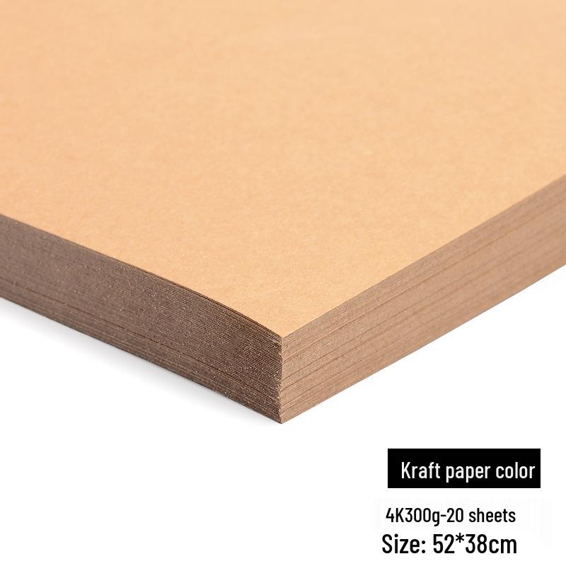 Kraft Paper DIY Origami & Art Cardstock: 4K/8K Round & Large, Thick and Durable for Wrapping and Crafting