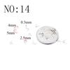 20 Stück Drahtdurchmesser 0,3 mm Mikro Mini 304 Edelstahl Torsionsfeder Für Schmuck