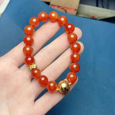 Handgefertigtes Roter Achat Geflochtenes Armband - Elegantes, Vielseitiges Damen-Accessoire