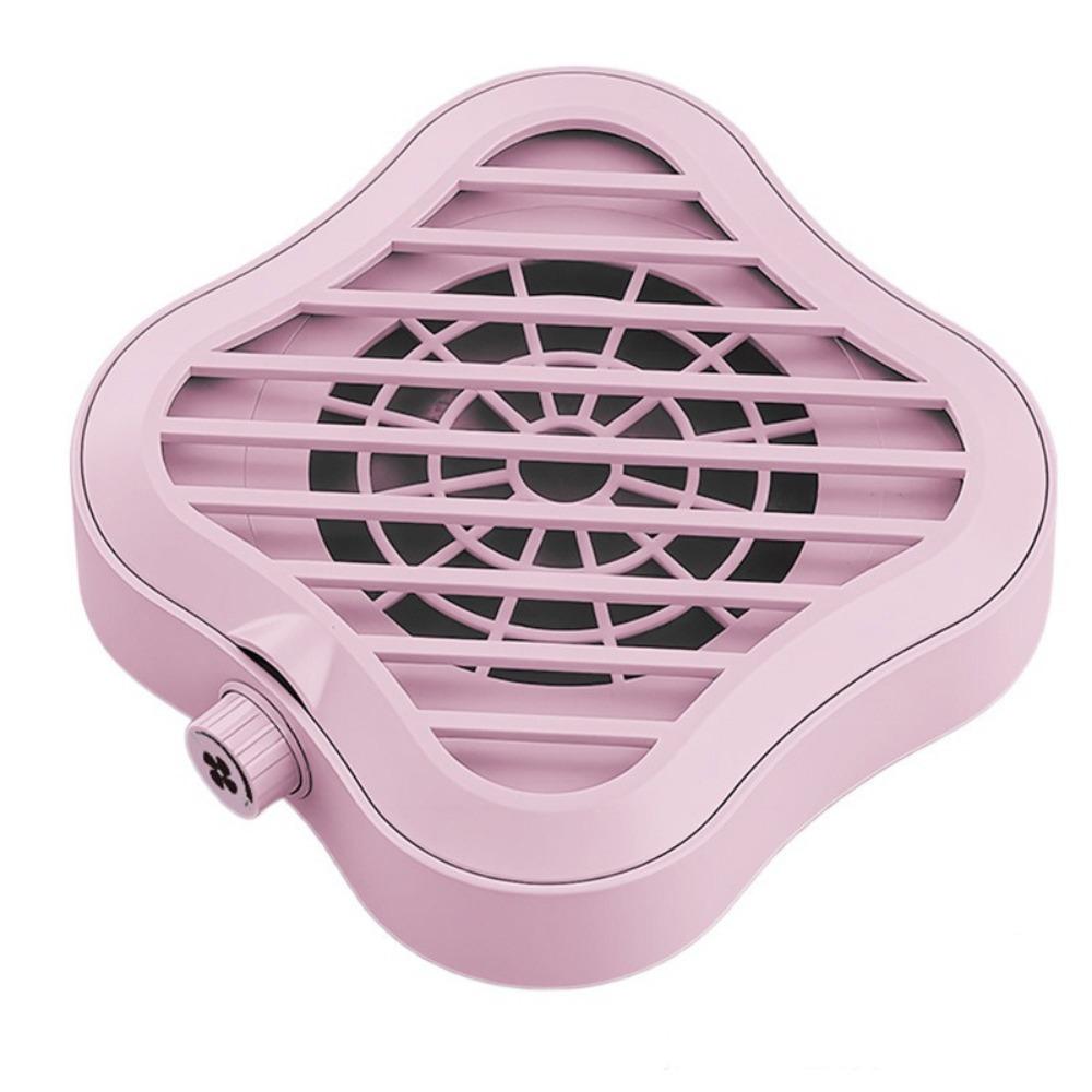 Mini Manicure Desk Collector Portable Fan Nail Dust Extractor Nail Technicians Style A Pink