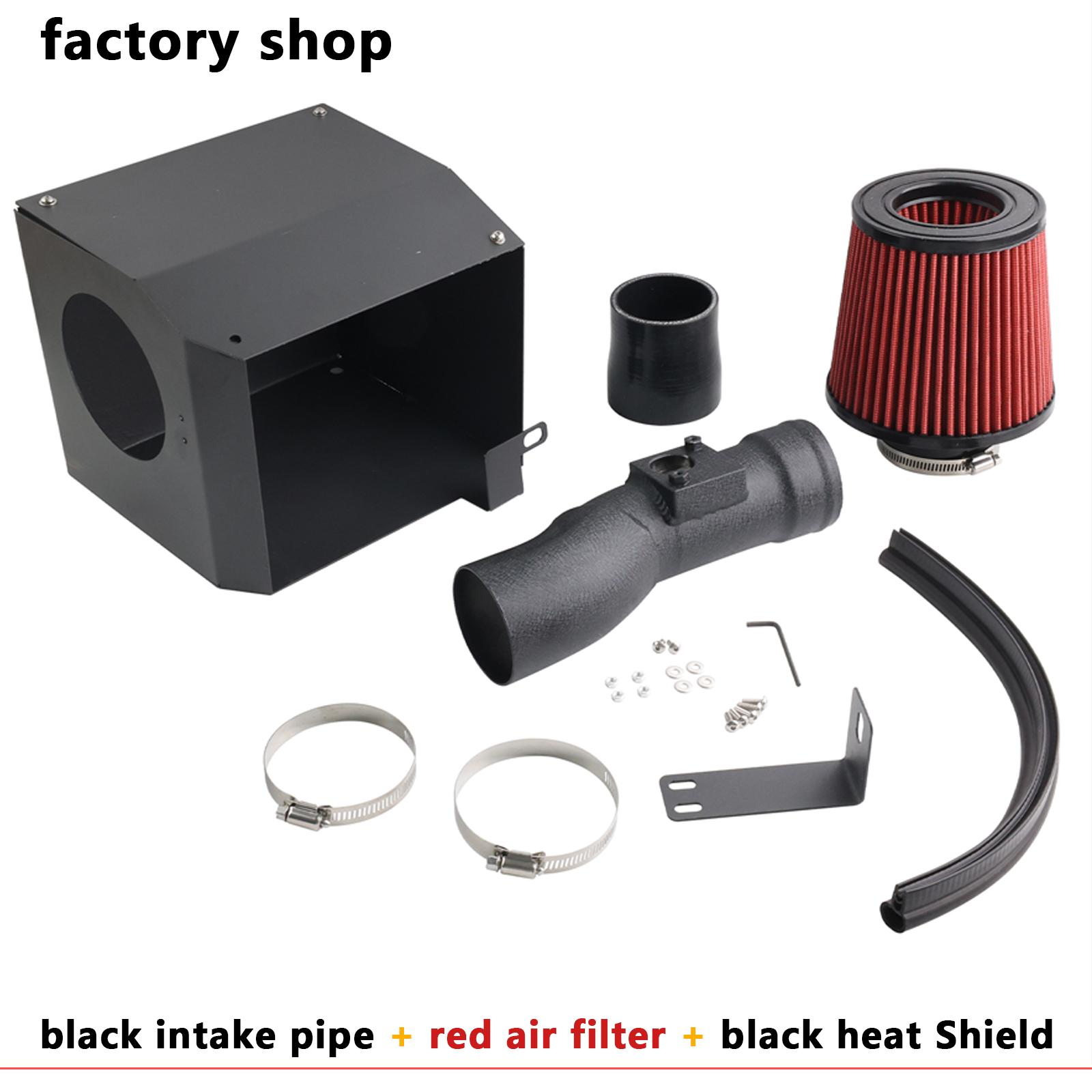 

For Honda Civic 10th Gen 1.5T 2016+ Short Ram cold Air Intake System + Heat Shield bk piping w red