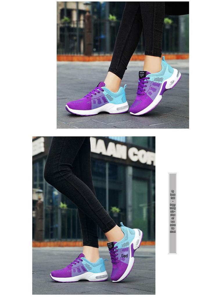 Women's Versatile Plus Size Air Cushion Running Sneakers