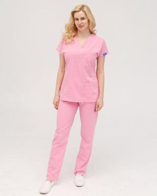Two Piece Set Medical Scrubs Unisex Doctor Nursing Uniform Set Medical Uniform Surgical Suit Tops+Pants V-neck Short Sleeved Thin Tericoton Fabric