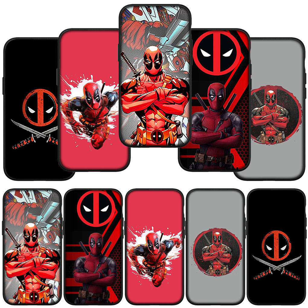 

Чехол для телефона Samsung Galaxy S24 S23 iPhone 15 14 Xiaomi Redmi Note 13 12 11 8 10 9 Pro Max Plus X XR OPPO A15 Huawei Deadpool Comics Marvel Cover