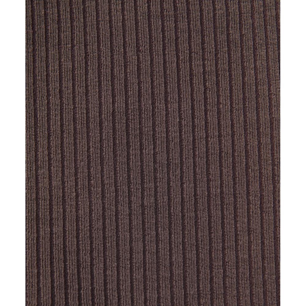 Lululemon Calça Cropped de Cintura Alta com Zíper na Barra Softstreme Canelada 25 Espresso