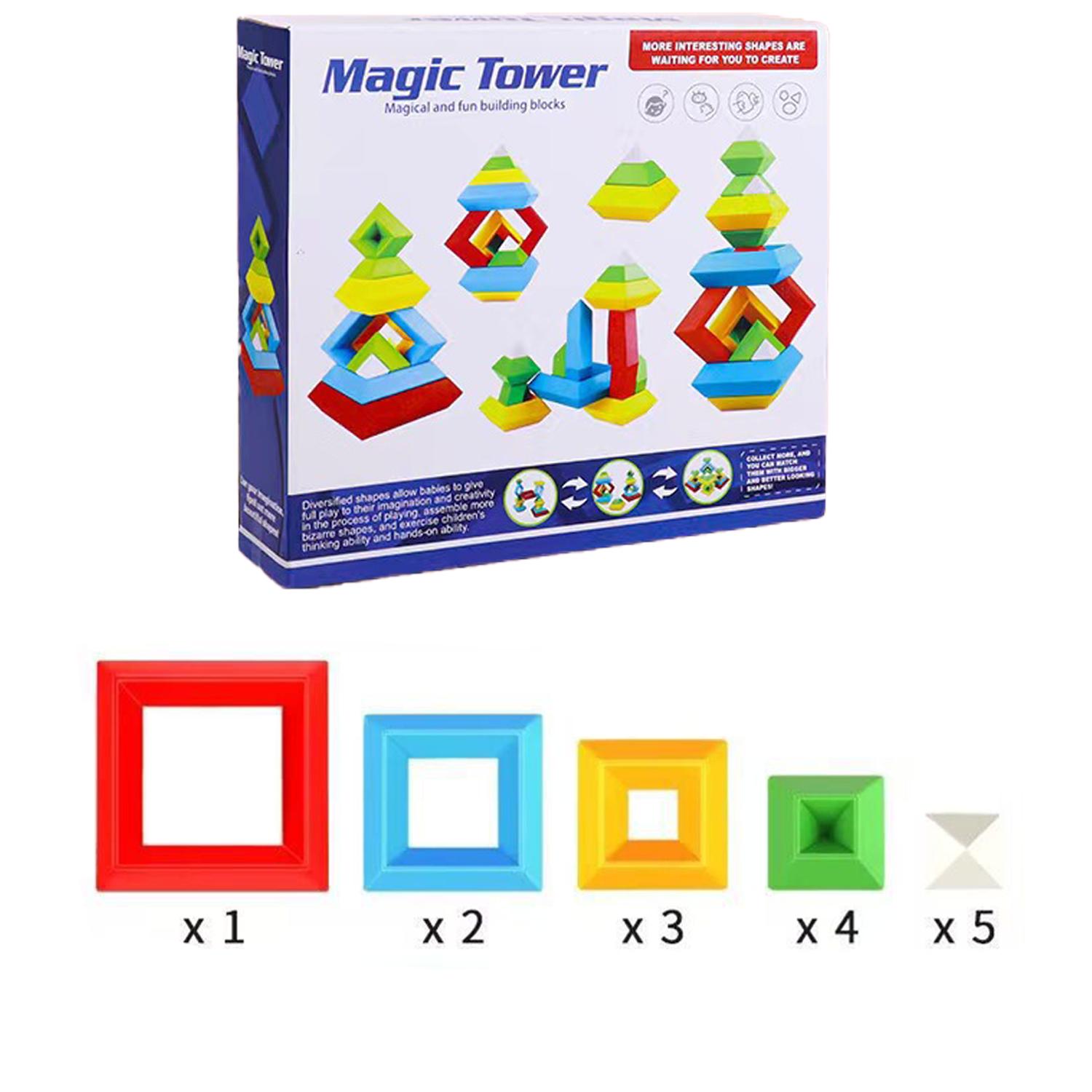 

Универсальные строительные блоки пирамиды, сборка головоломок, многофункциональные строительные блоки из частиц, игрушки-головоломки для раннего образования