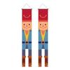 Christmas Nutcracker Couplets Door Curtain Flags | Festive Porch Decor